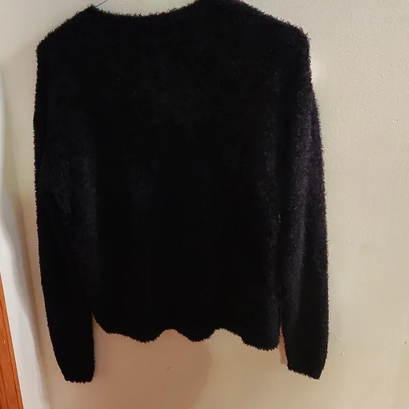 Eric & Lani New, Etcetera Black and White Zebra Sweater - Picture 3 of 4